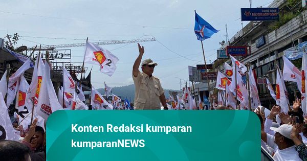 Prabowo Kampanye Di Sumbar Janji Akan Bangun Sekolah Unggulan 